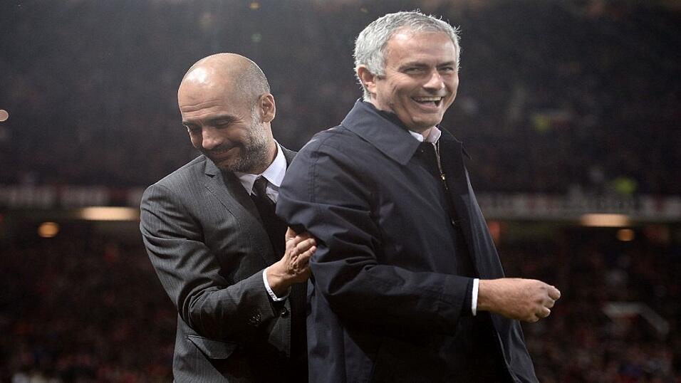 Pep Guardiola and Jose Mourinho